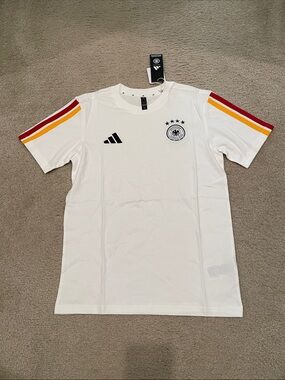 Adidas Germany Youth DNA T-Shirt 2026 White size L NWT